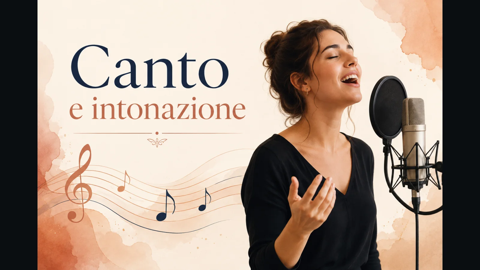Canto, anche se sono stonato